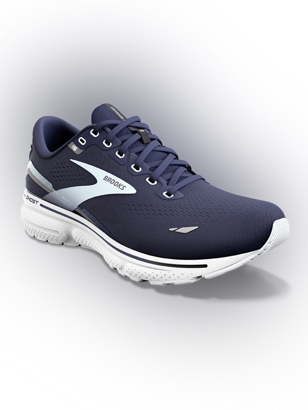 Brooks Navy and White Womens/Daily Running Shoes, size 8